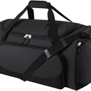 Uarition Gym Bag for Men & Women - 50L Large Duffle Bag for Travel, Black