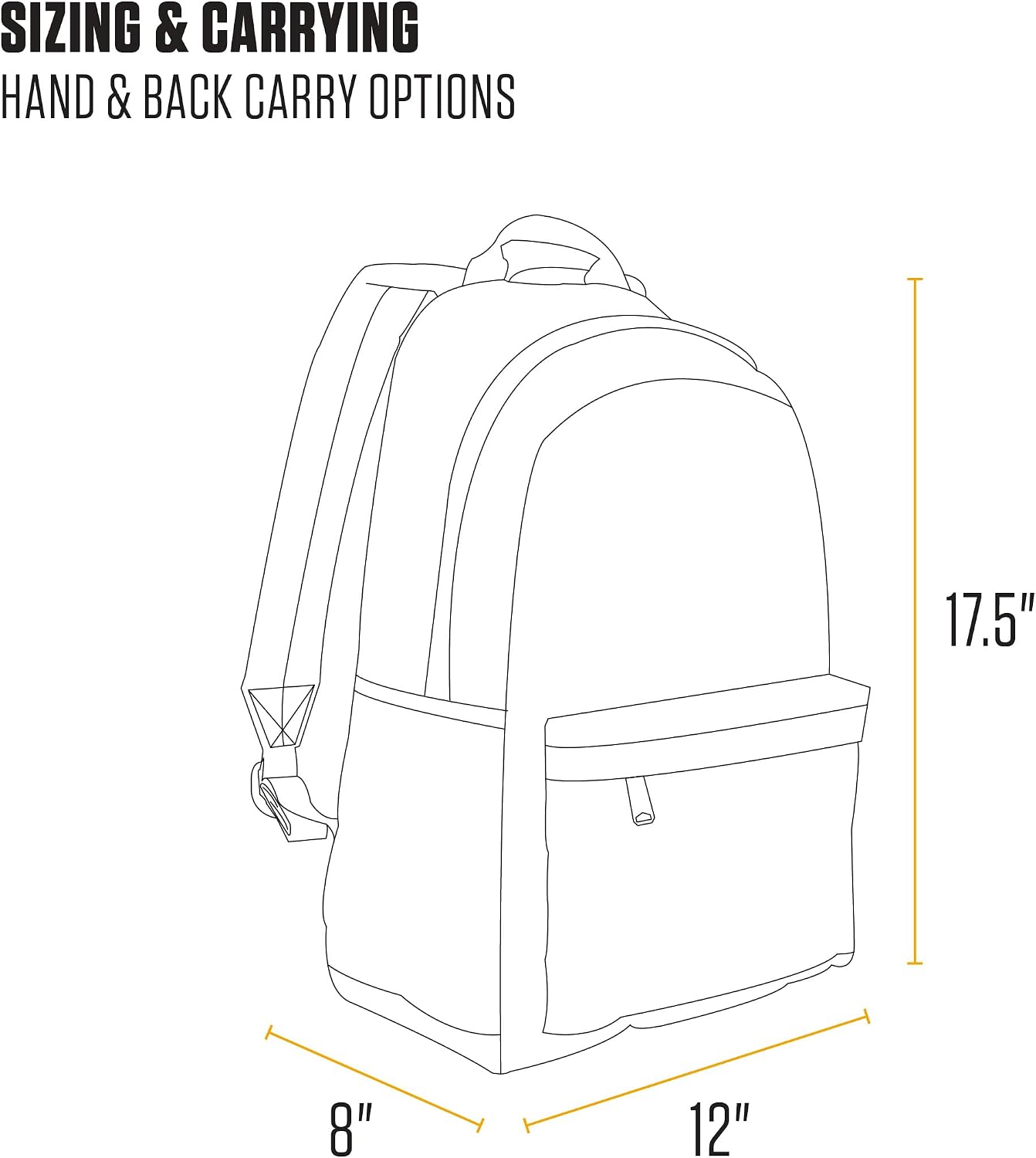 Carhartt Classic 21L Backpack Black - Image 5