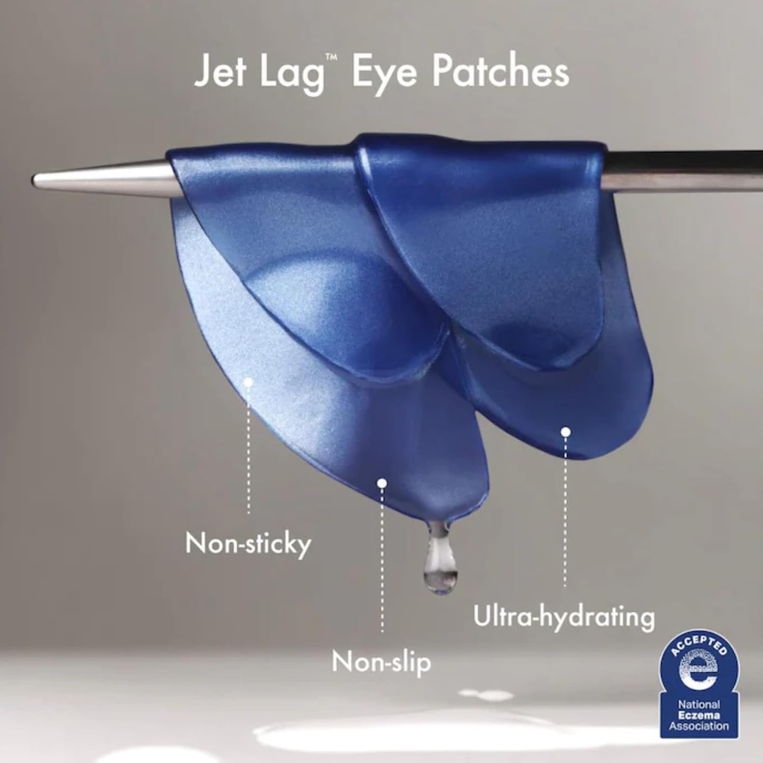 Summer Fridays Jet Lag Hydrating Eye Patches - De-puffing Hydrogel Under Eye Masks with Hyaluronic Acid, Caffeine + Peptides - Soothing + Refreshing At-Home + Travel Skin Care (6 Pairs) - Image 2