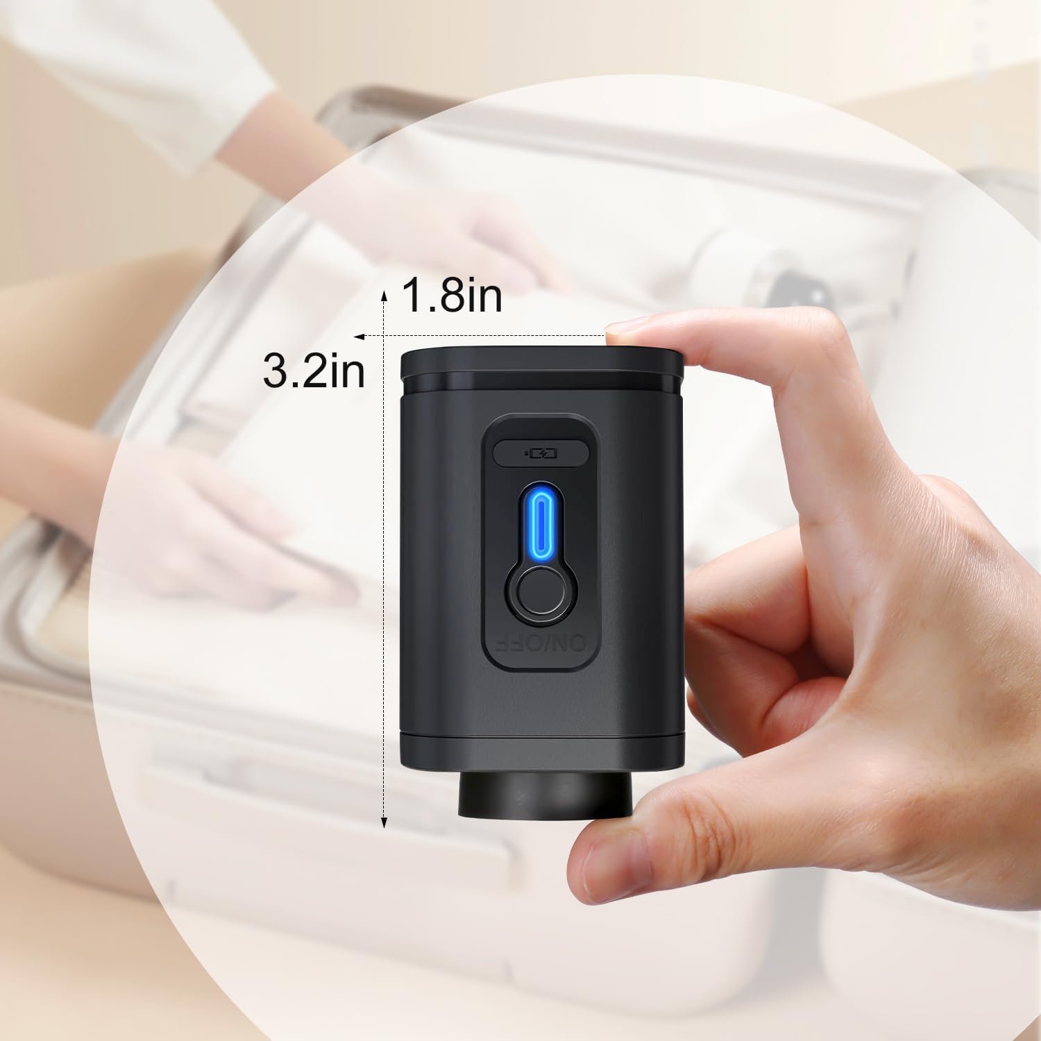 UPGOGO Travel Vacuum Bags with Portable Electric Pump (Combo 8 Pack) - Image 7