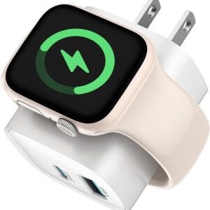 TESSAN Charging Blocks for Apple Watch Charger, USB C Charger Block 3-in-1