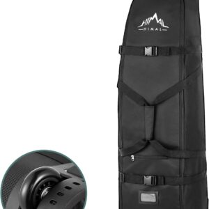 Himal Outdoors Soft-Sided Golf Travel Bag with Wheels, 600D Oxford Fabric