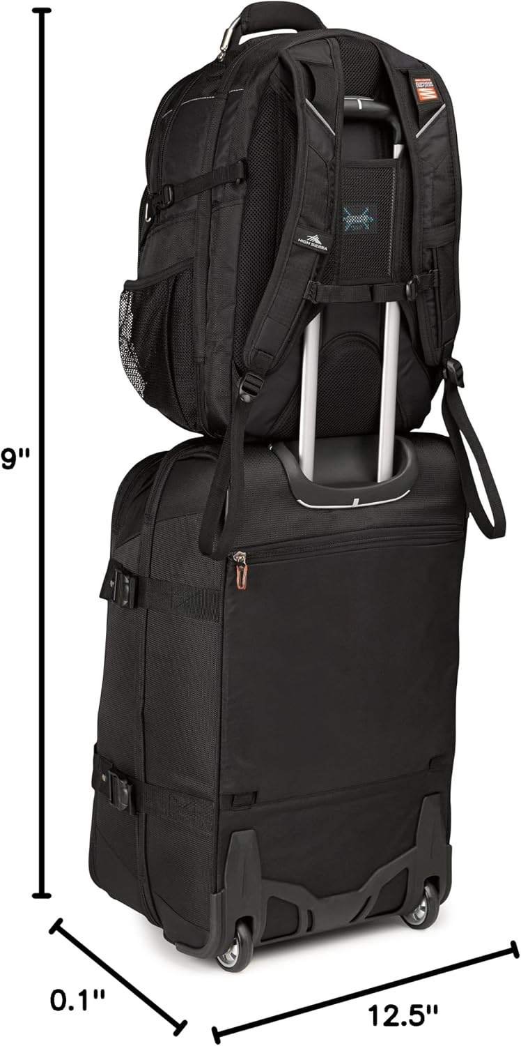 High Sierra XBT - TSA Laptop Backpack, Black, One Size - Image 4