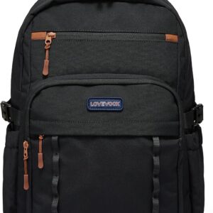 LOVEVOOK Laptop Backpack for Women Men with Large Cup Holder,15.6 Inch Work Travel Backpack Computer Laptop Bag,Waterproof Teacher Nurse College Business Office Carry on Backpack Purse,Back Pack Gifts