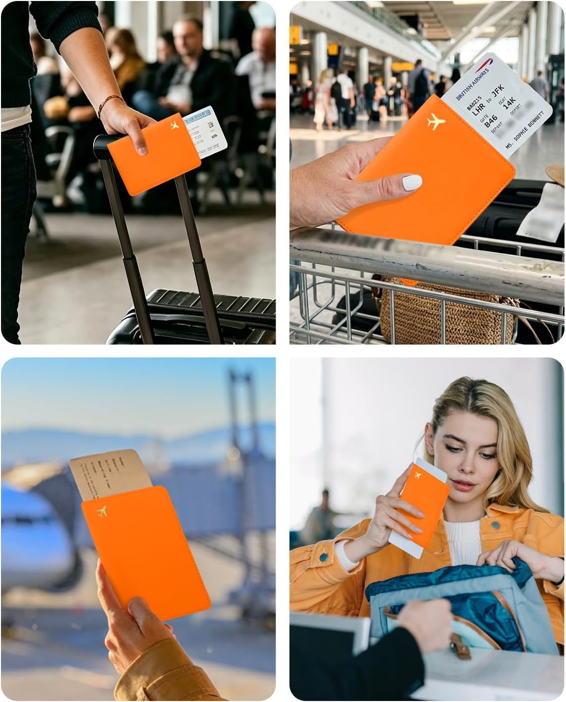 Passport Holder for Travel - RFID Blocking for Women & Men - Image 7