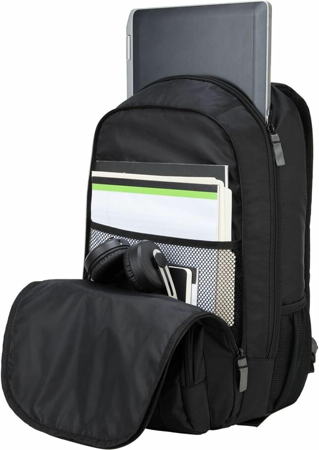 Targus Groove Laptop Backpack for Laptops up to 17-inches, Water Resistant Travel Backpack for Men and Women, Black (CVR617) - Image 5