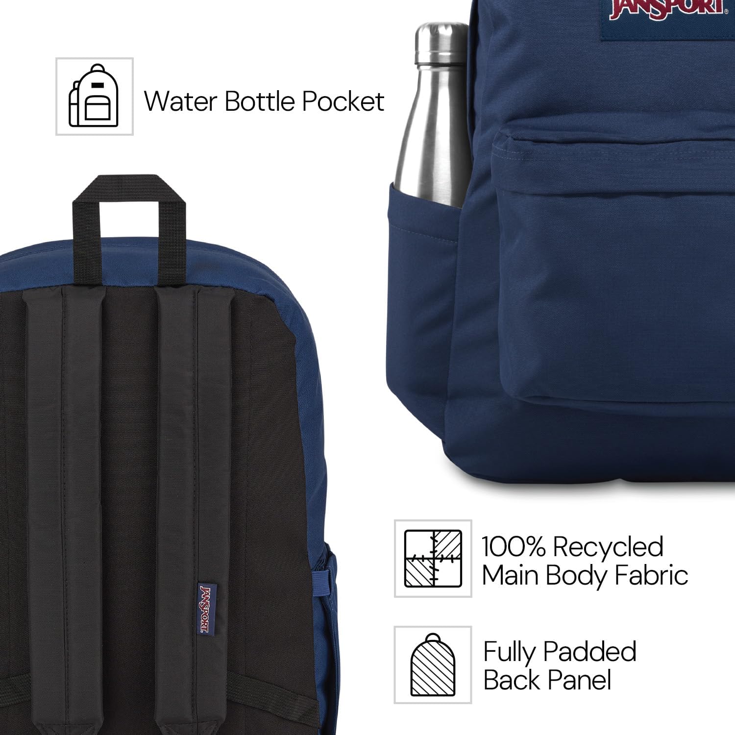 JanSport SuperBreak Plus Backpack - Image 3