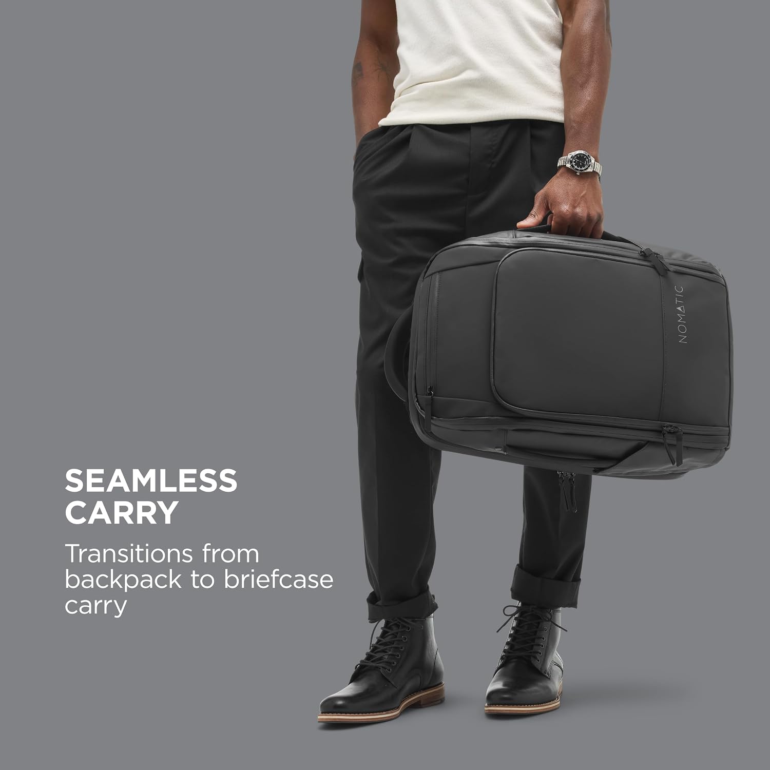 NOMATIC 20L Travel Pack - Travel Backpack For Men and Women - Black - Image 6