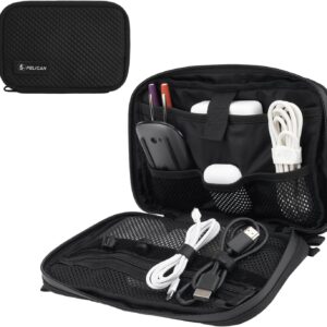 Pelican Electronic Organizer Travel Case w/Hidden AirTag Compartment -Black