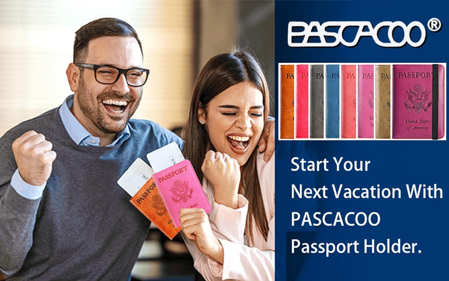 Passport Holder, Travel Essentials, Passport Cover, RFID Travel Wallet - Image 9