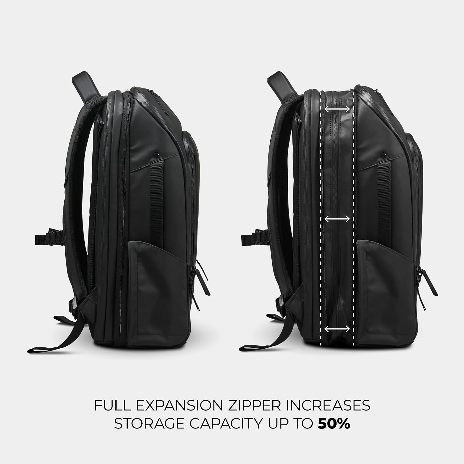NOMATIC 20L Travel Pack - Travel Backpack For Men and Women - Black - Image 3