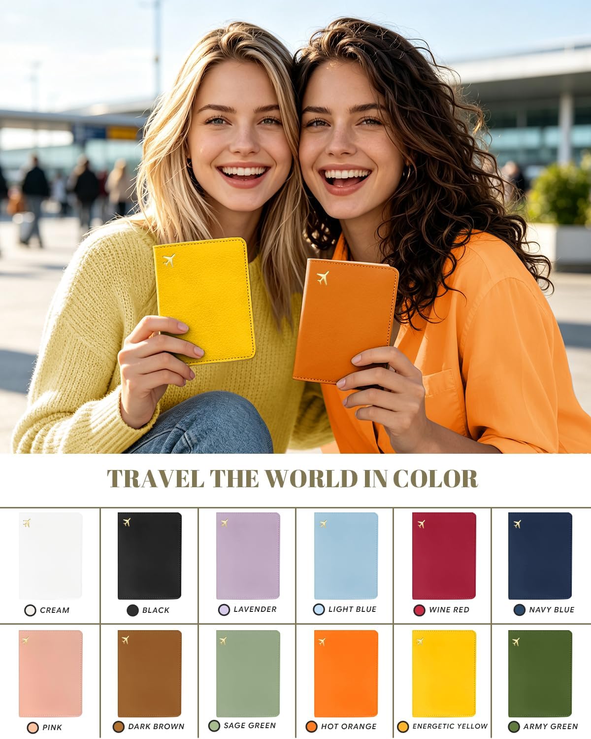 Passport Holder for Travel - RFID Blocking for Women & Men - Image 9