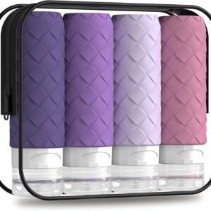 Silevoler Travel Bottles for Toiletries, TSA-Approved Travel Size Container