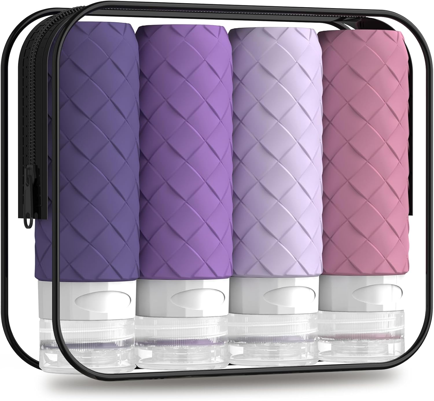 Silevoler Travel Bottles for Toiletries, TSA-Approved Travel Size Container