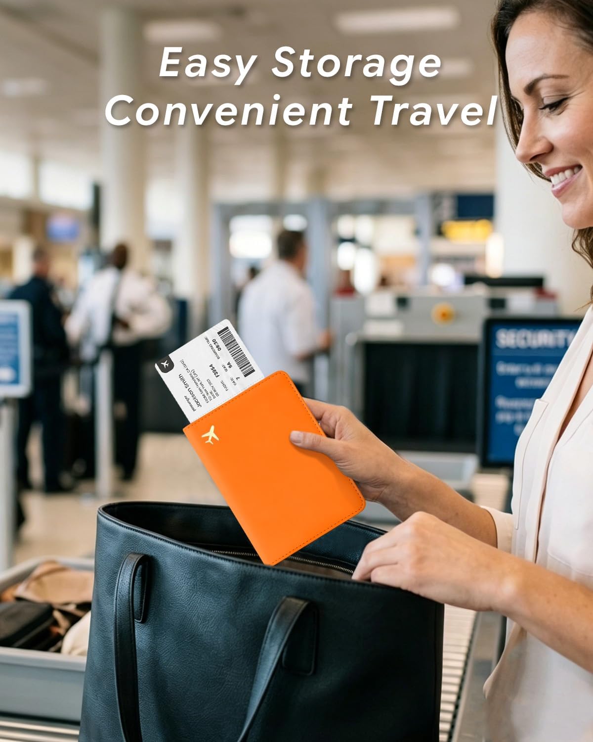 Passport Holder for Travel - RFID Blocking for Women & Men - Image 2