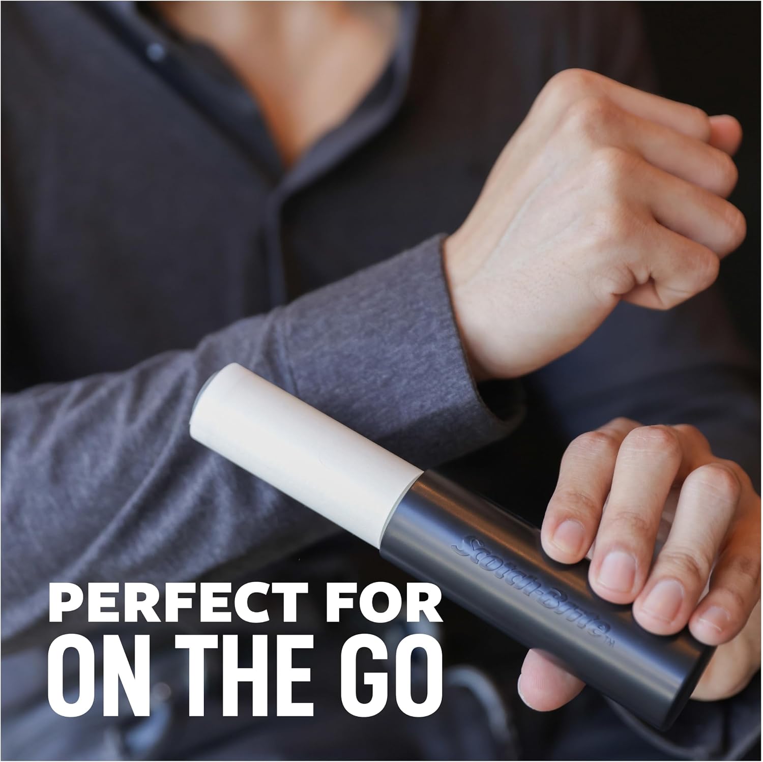 Scotch-Brite Mini Travel Lint Roller, Works Great On Pet Hair, 30 Sheets - Image 5