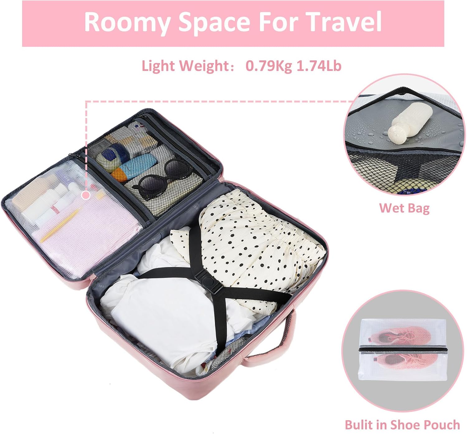 Taygeer Travel Backpack for Women, TSA Carry On Backpack Flight Approved - Image 4