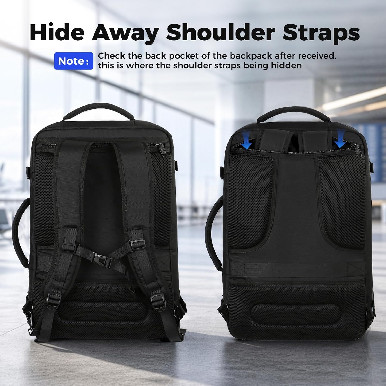 MATEIN Carry on Backpack, Extra Large Expandable Travel Backpack for Men - Image 3