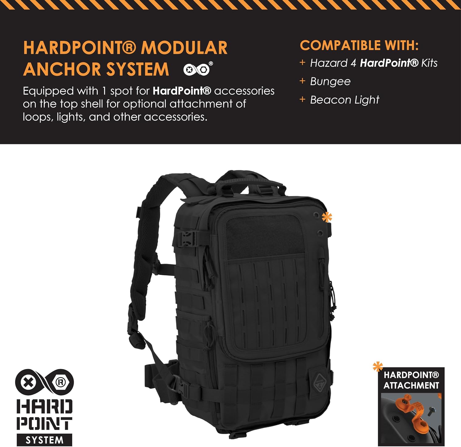 HAZARD 4 Second Front(TM Rotatable Backpack Hazard - Image 3