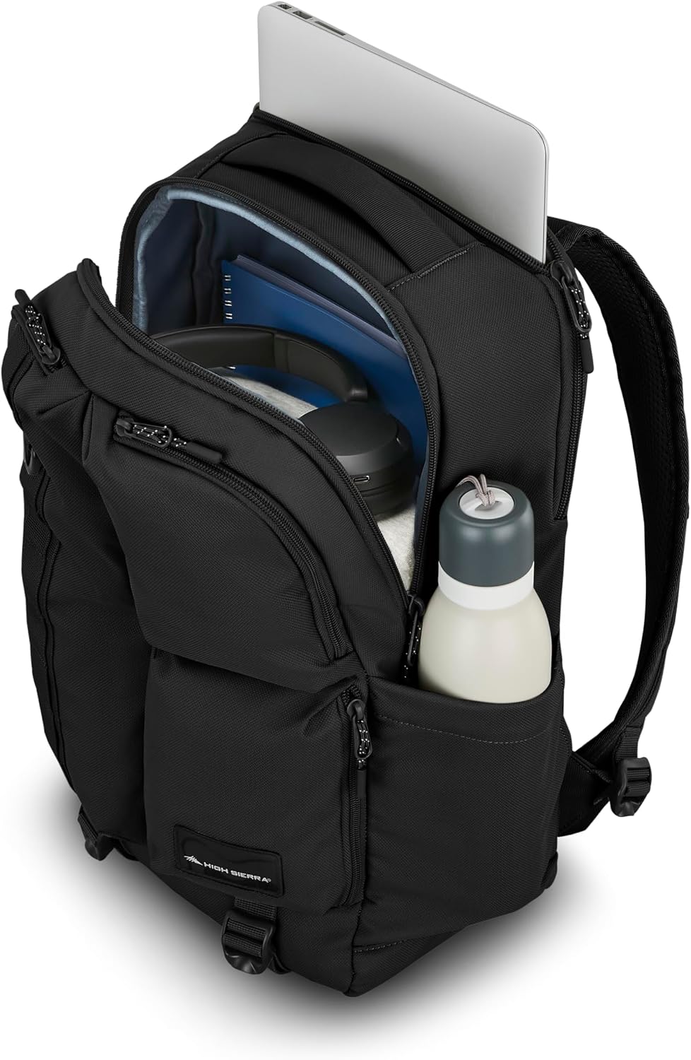 High Sierra Lineage Backpack - Black - Image 4