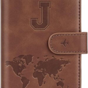 Passport Holder Wallet Cover Personalized Initial Travel Essentials