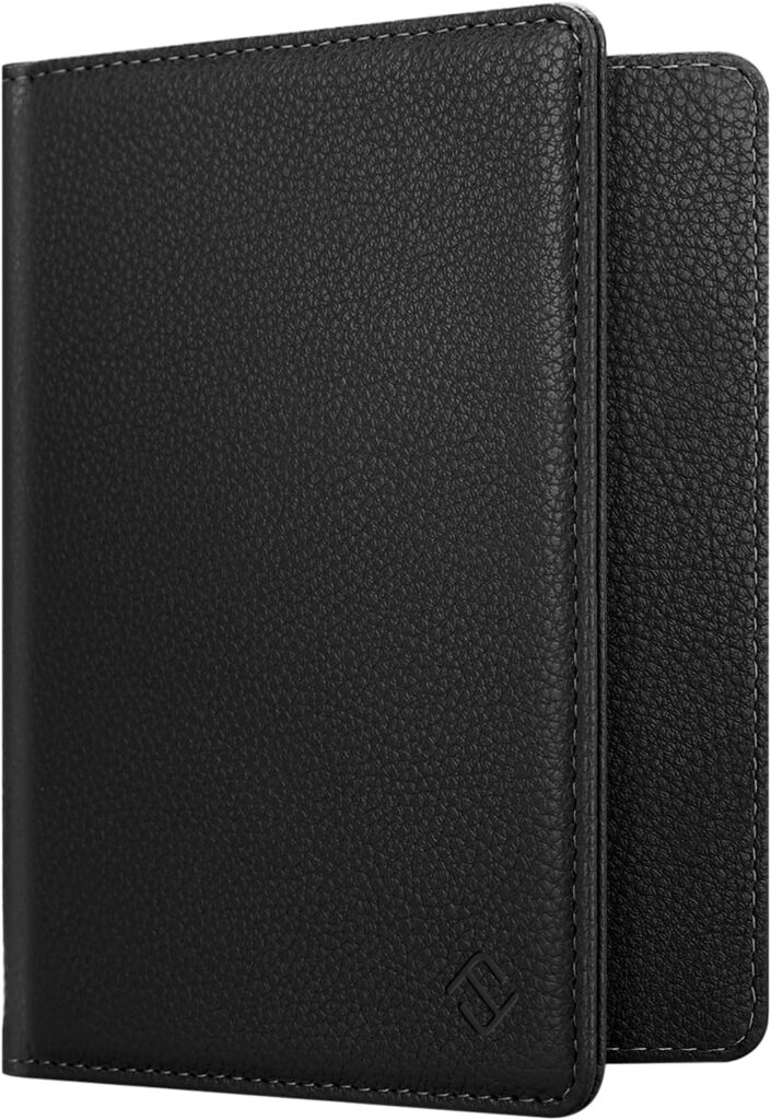 FINTIE Passport Holder, Slim Travel Wallet RFID Blocking Card Case Cover