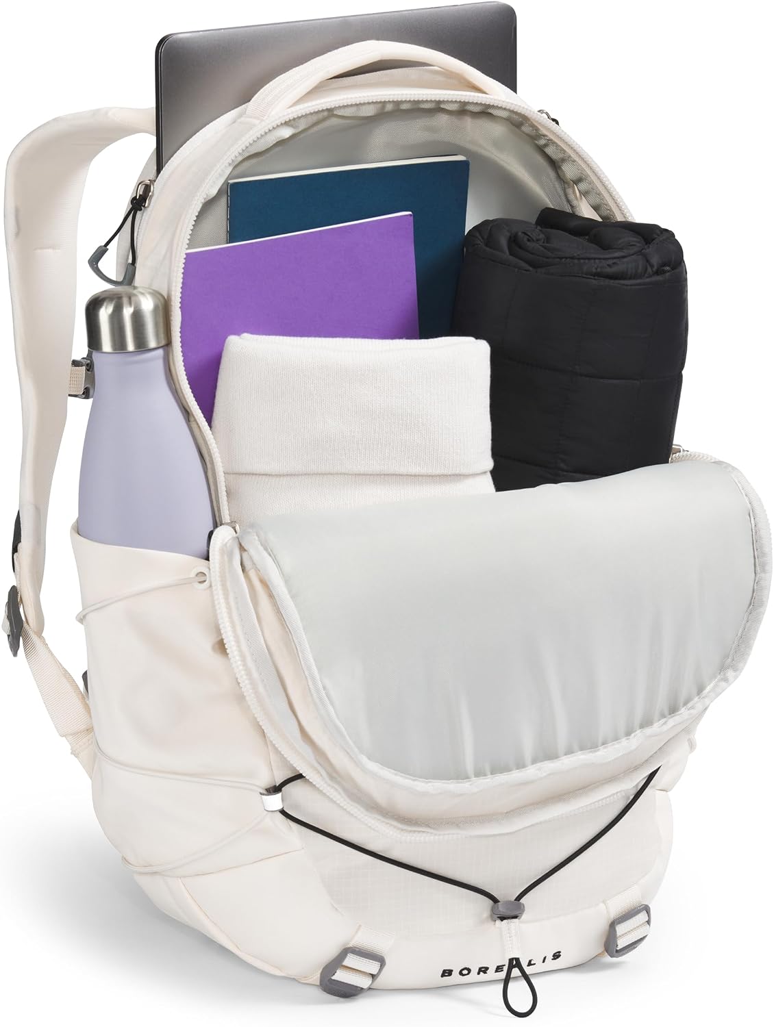 The North Face Women's Borealis Backpack, Gardenia Wht/Blk-NPF, OS - Image 5