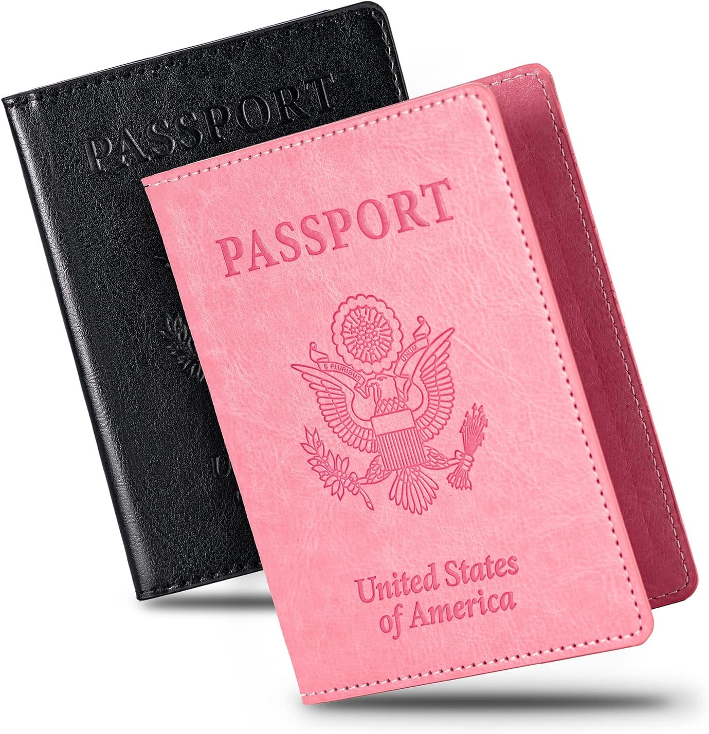 2 Pcs Passport Holders,Ultra Slim Passport Wallet for Travel Essentials