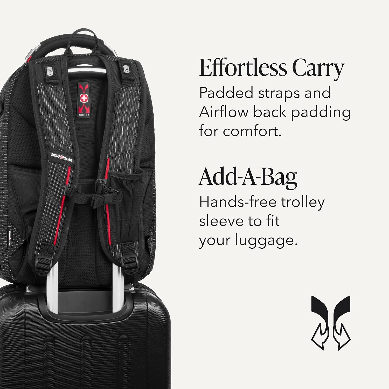 SwissGear Travel Tech Elite Laptop Backpack – Fits Laptops up to 16” – ScanSmart TSA-Friendly Backpack with USB Port, Shoe Compartment & Organizer Pockets – Black Dot - Image 6