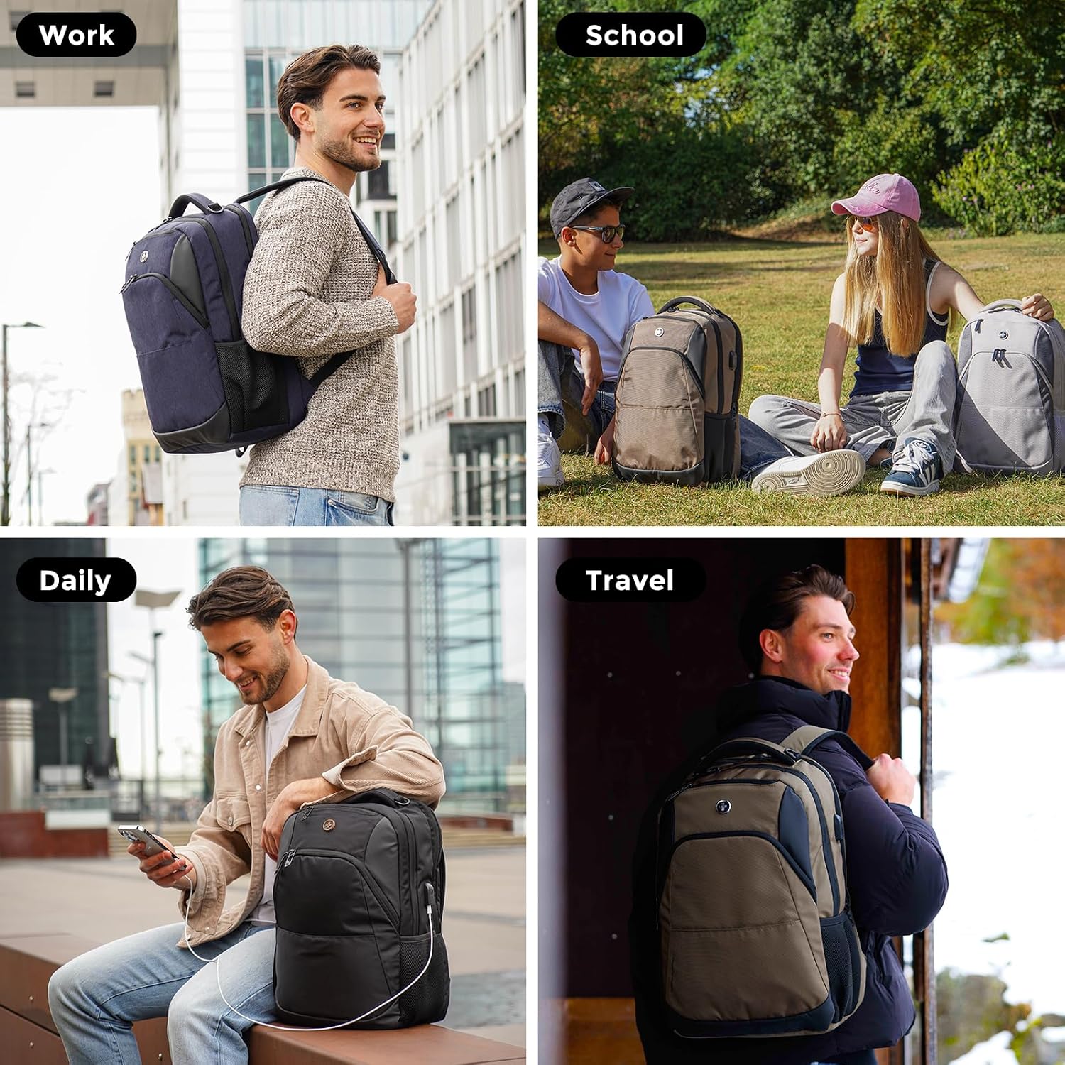 Swissdigital Design Backpack for Men & Women Fit 16-Inch Computer SD1670-01 - Image 4