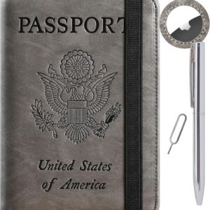 Airtag Passport Holder, Travel Essentials, Passport Cover, RFID Wallet