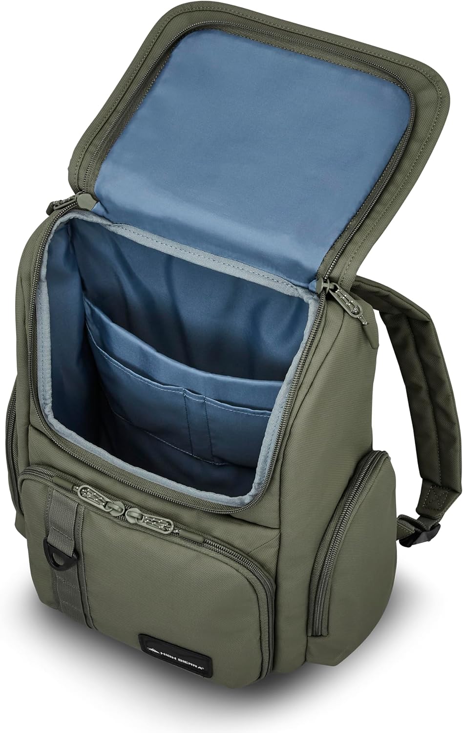 High Sierra Lineage Flap Backpack- Olive - Image 5