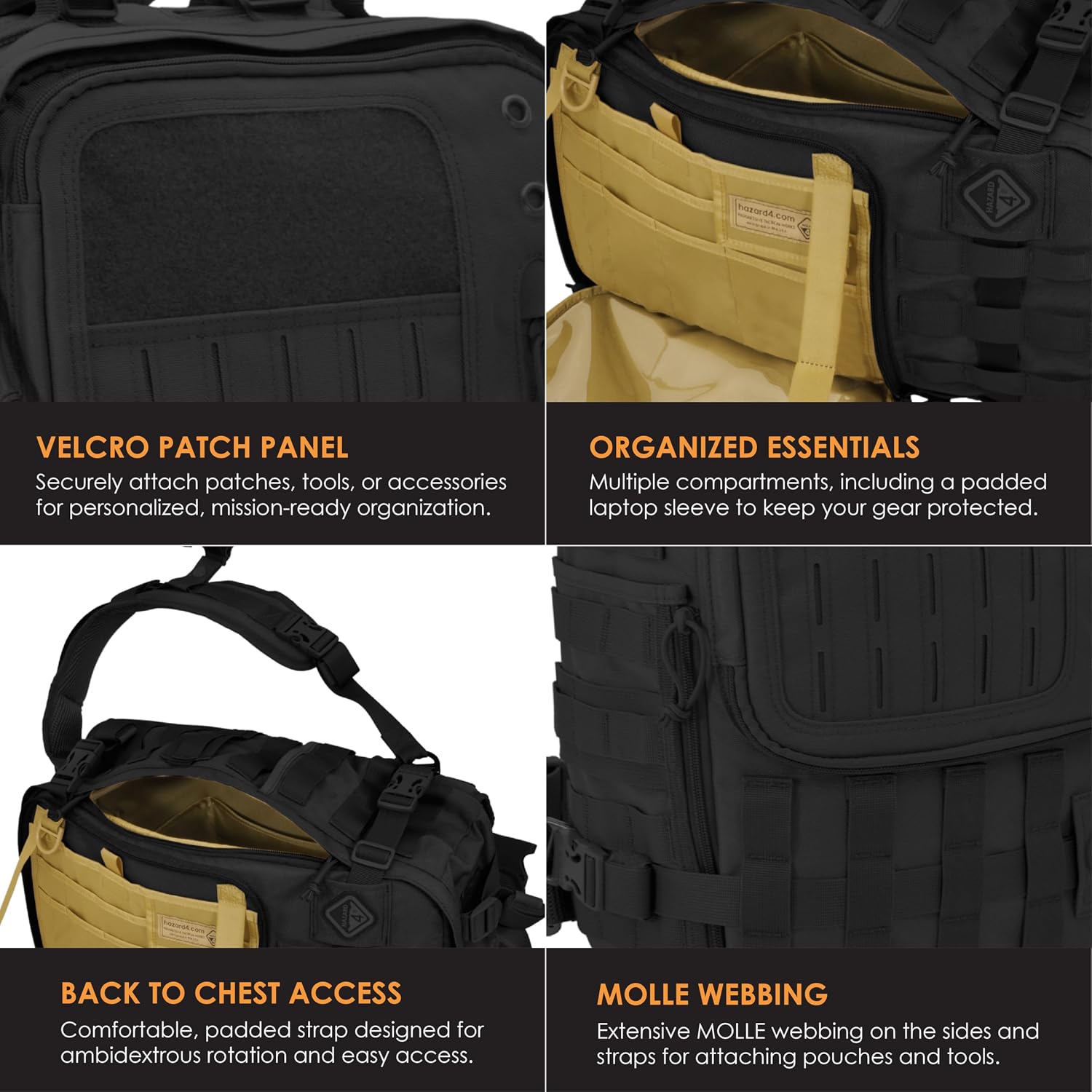 HAZARD 4 Second Front(TM Rotatable Backpack Hazard - Image 5