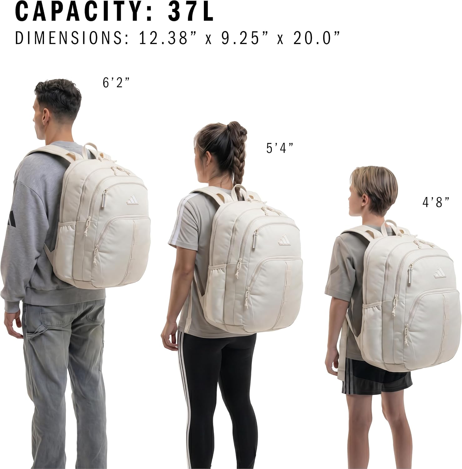 adidas Prime School Backpack 37L - Image 7