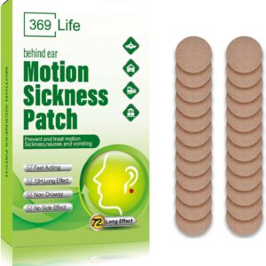 Motion Sickness Patches Travel Essentials 2026 for Adults and Kids 24 Ct