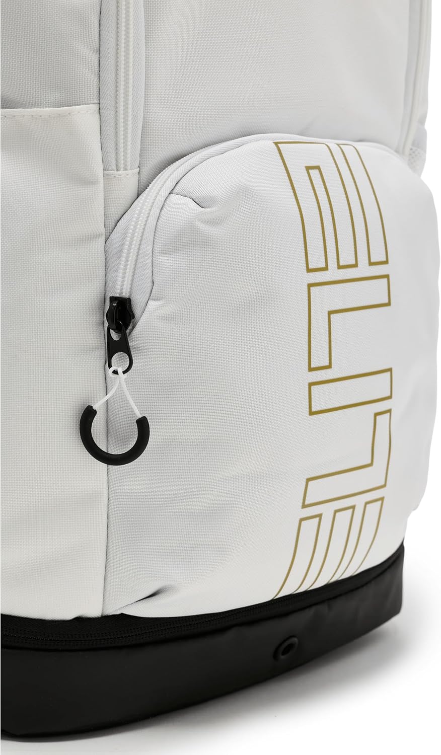 Nike Varsity Elite Backpack (32L), White/Black/Metallic Gold, MISC - Image 4