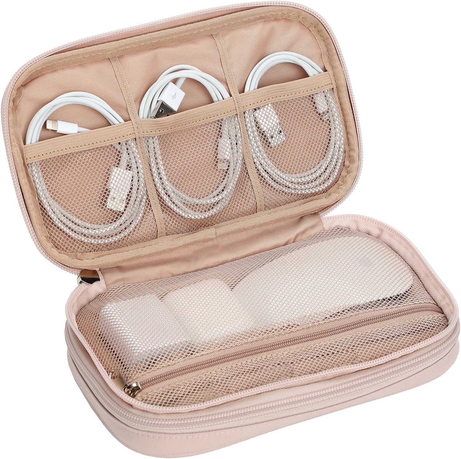 NISHEL Electronics Travel Organizer Cord Case, Charger Cable Tech Bag - Image 5