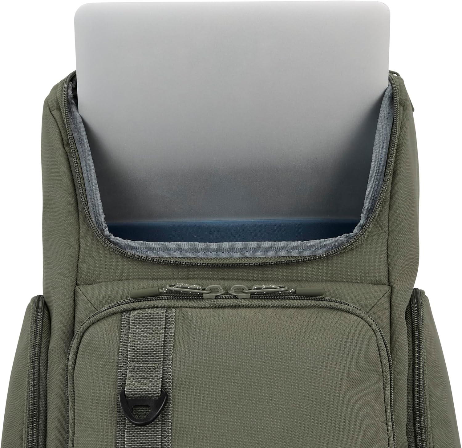 High Sierra Lineage Flap Backpack- Olive - Image 3
