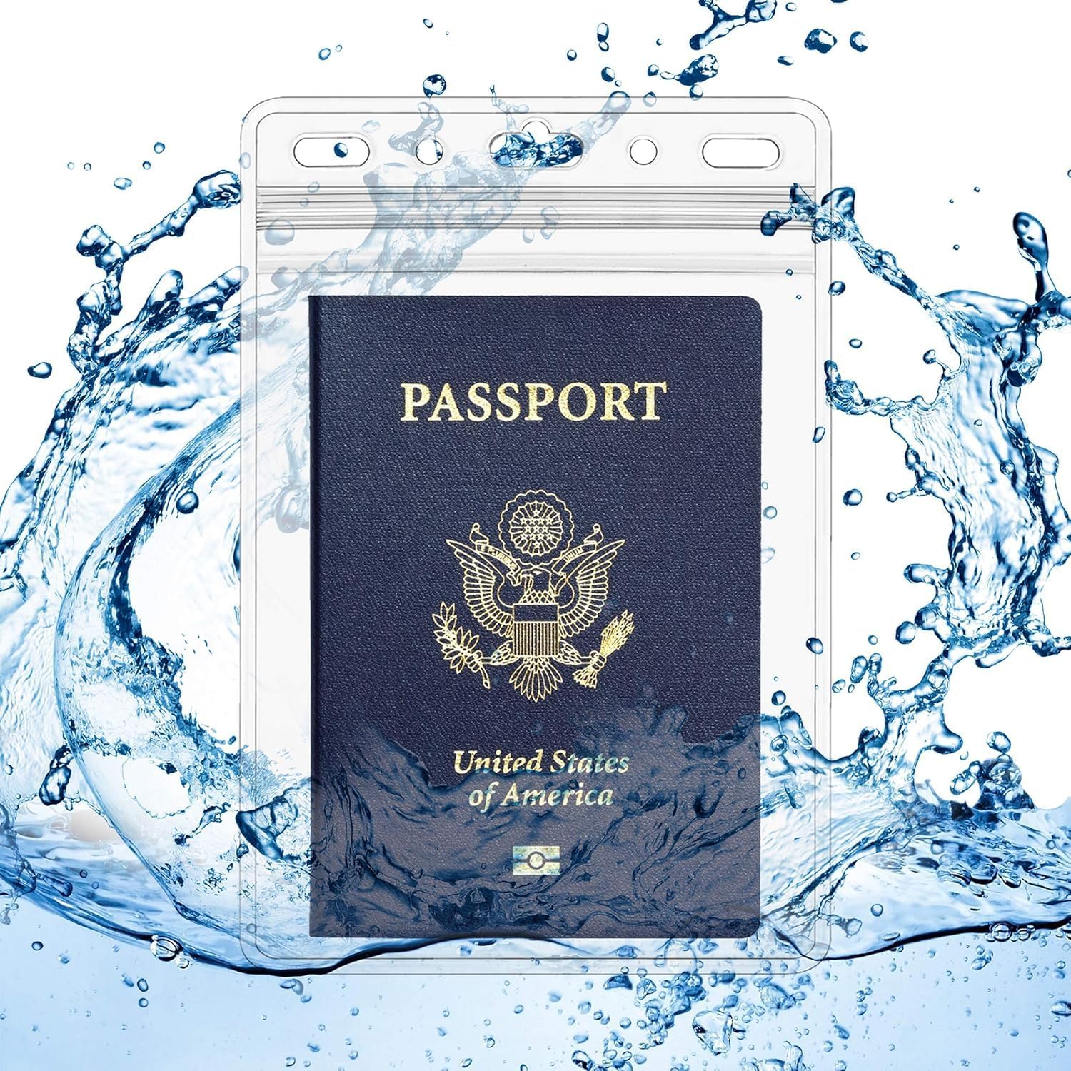 Claev Fast Seal Vertical 4x6 Passport & Card Holders (4x6 Extra Large (XXL), 250 Pack), Clear Waterproof ID Plastic Name Card Badge Holders for Travel, Conferences, Conventions - Image 3