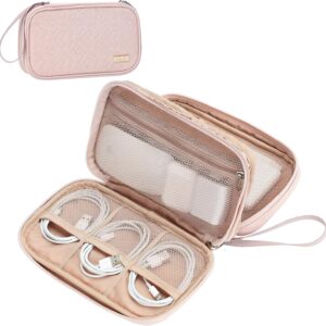 NISHEL Electronics Travel Organizer Cord Case, Charger Cable Tech Bag