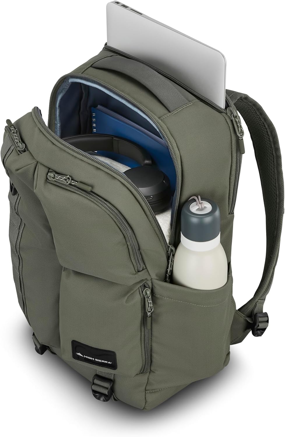 High Sierra Lineage Backpack - Olive - Image 4