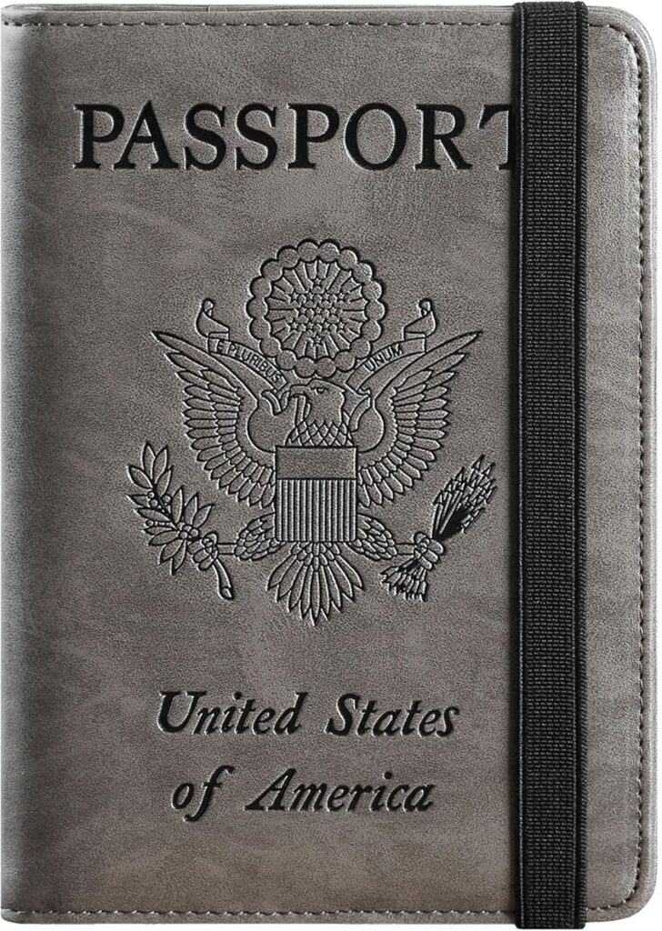 Passport Holder, Travel Essentials, Passport Cover, RFID Travel Wallet