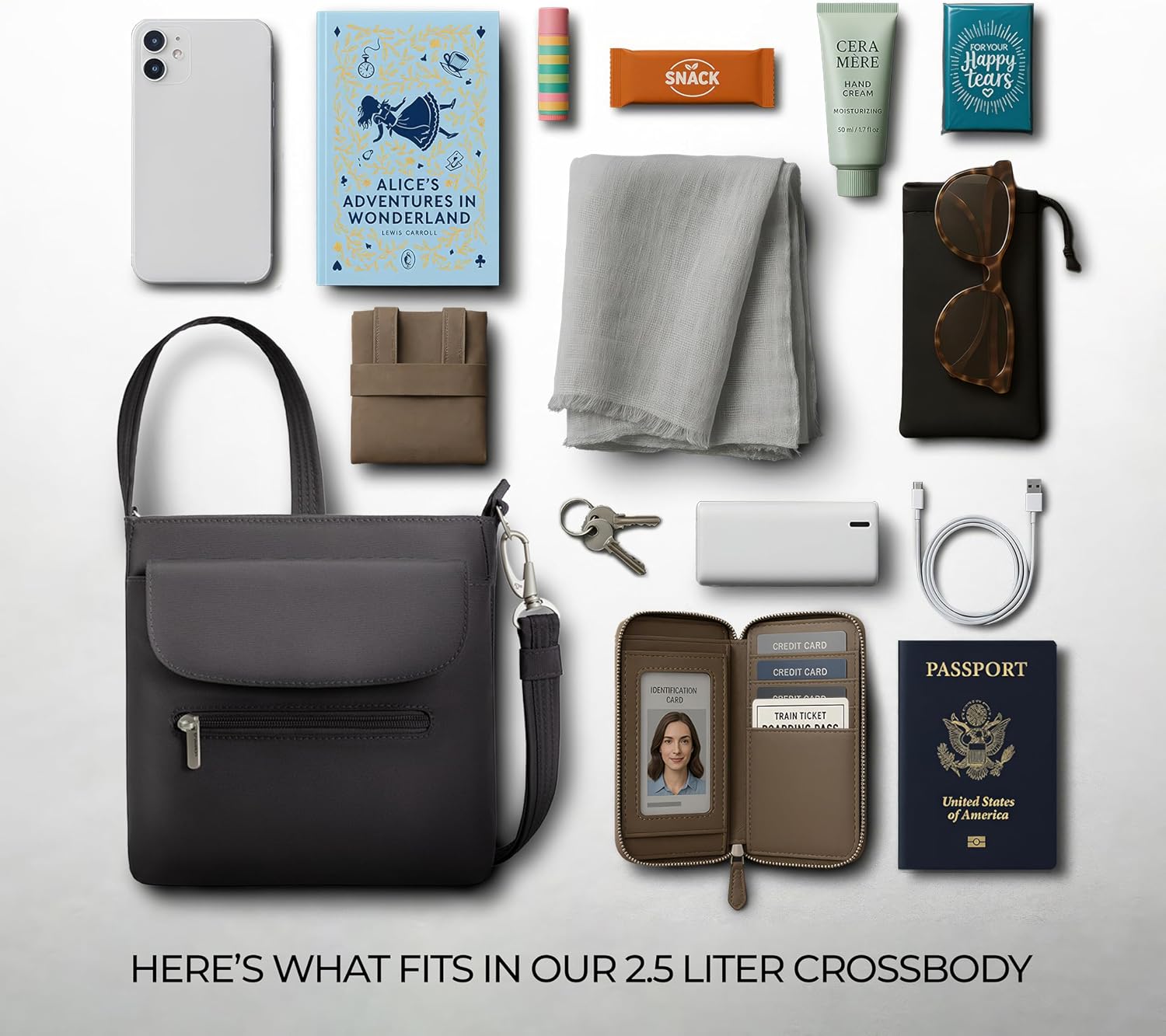 Travelon Anti-Theft Classic Mini Shoulder Bag - Image 7