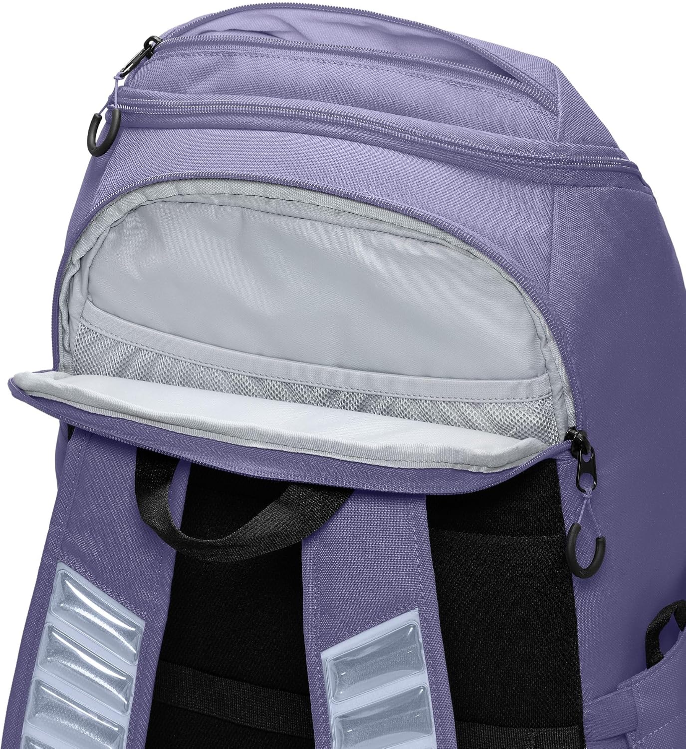 Nike Unisex Varsity Elite Backpack (32L) Dusty Amethyst/Black/Volt One Size - Image 4