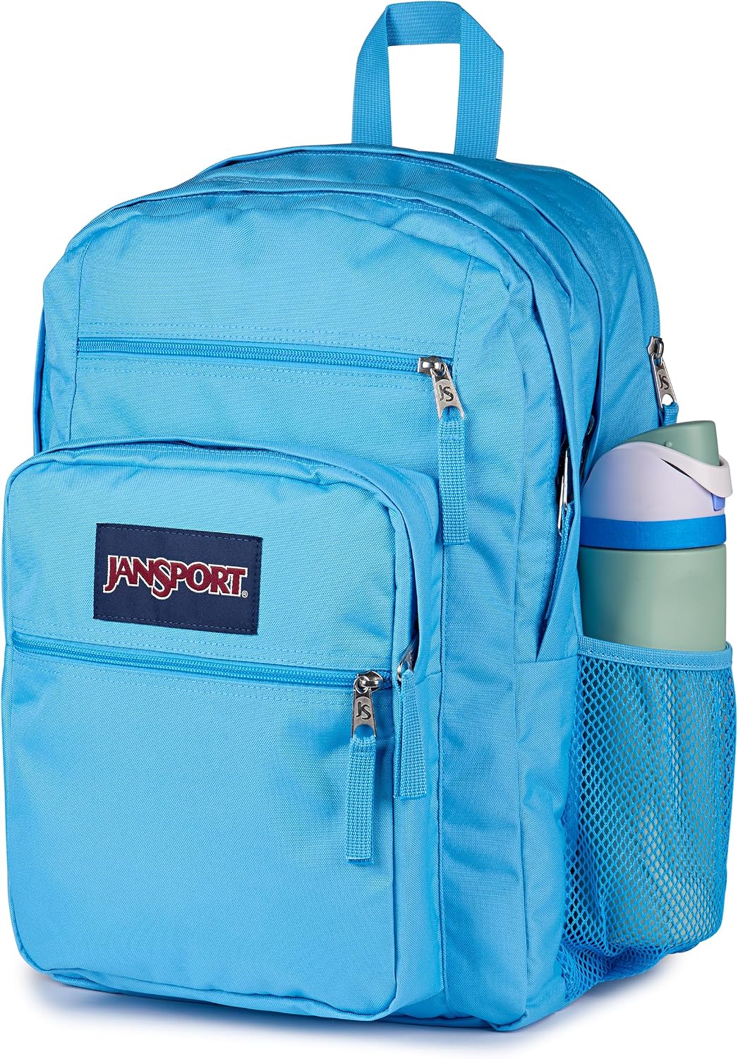 JanSport 34L Big Backpack - 15 Inch Laptop Sleeve, Electric Azul - Image 3