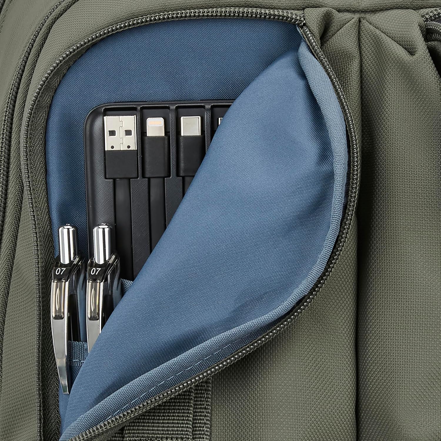 High Sierra Lineage Backpack - Olive - Image 3