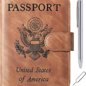 LOHASLIFE Passport Holder for Travel, Rfid Blocking Passport Cover Wallet