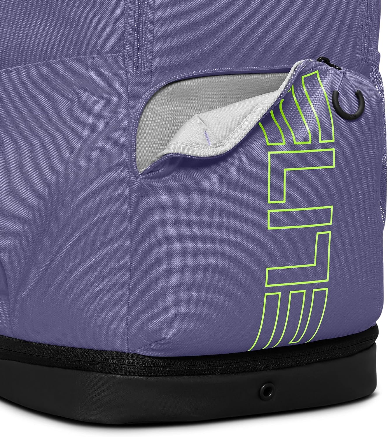 Nike Unisex Varsity Elite Backpack (32L) Dusty Amethyst/Black/Volt One Size - Image 5