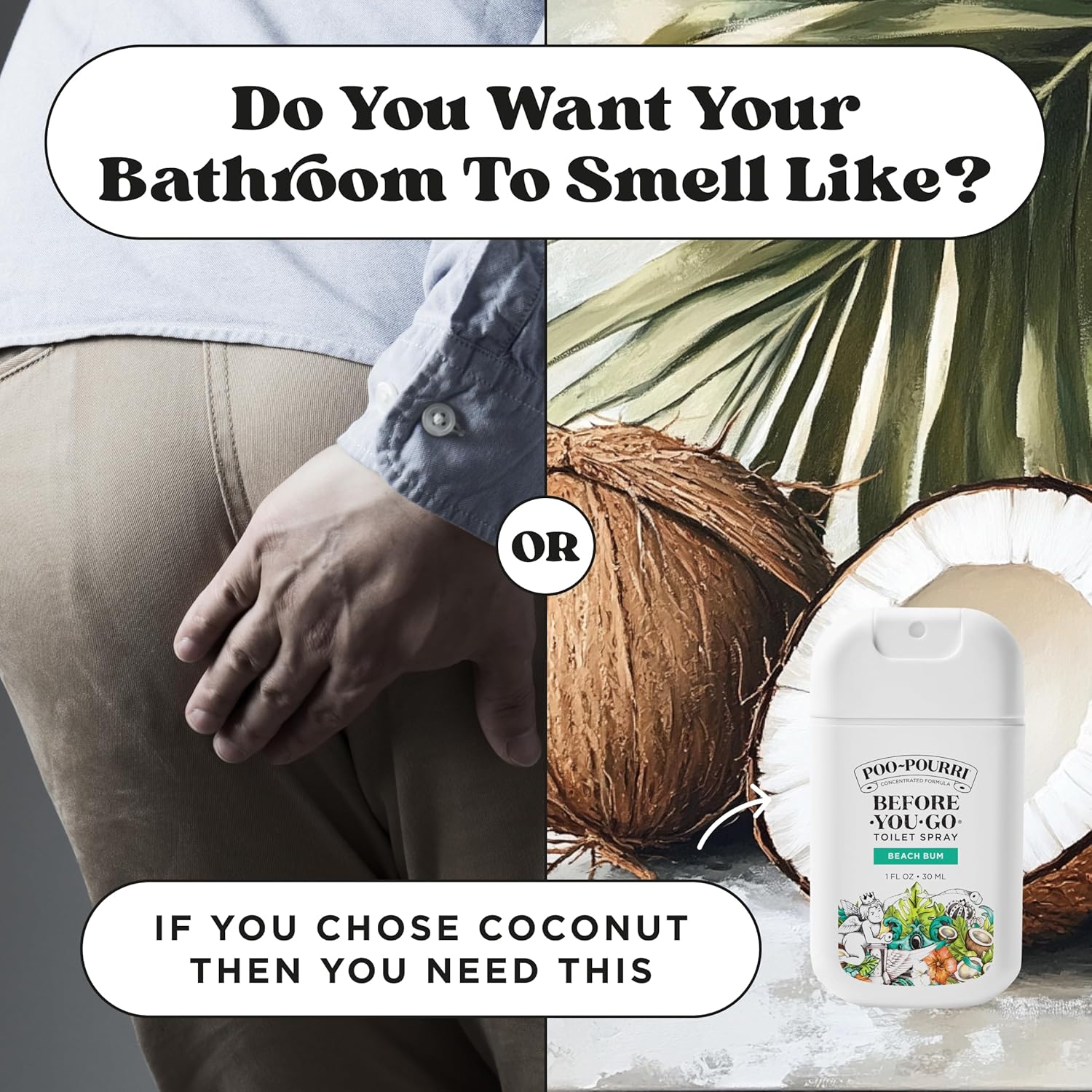 Poo-Pourri Before-You-Go Pocket Toilet Spray, Beach Bum, 1 Fl Oz - Image 8
